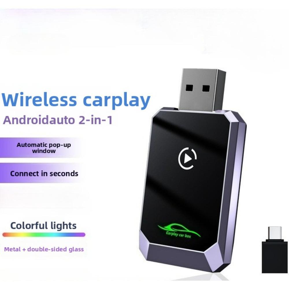 Smart CarPlay Box Wireless Adapter Convert Wired To Wireless for Android Auto CarPlay Module