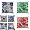 Elegant Waterproof Flower Printed Cushion Cover With Oilproof And Dustproof Features For Stylish Home Decor