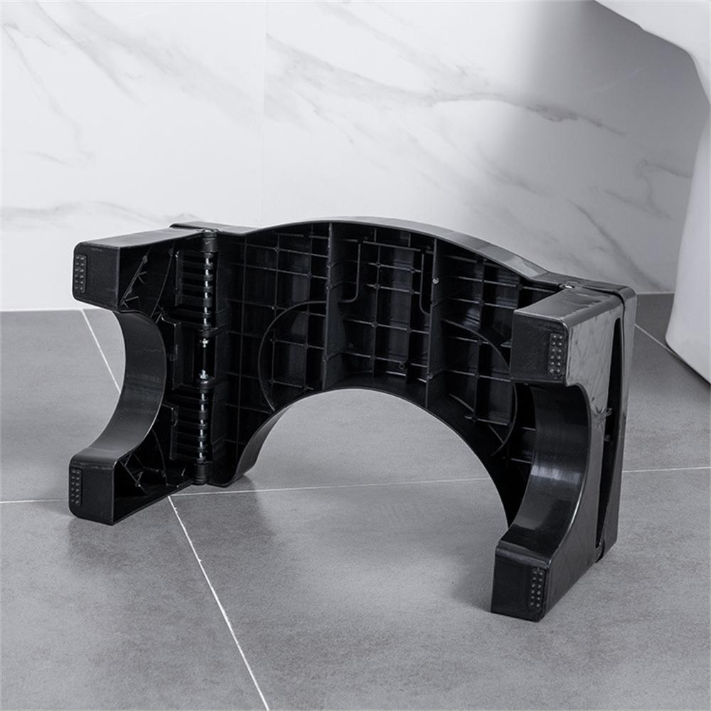 Portable Squatting Poop Foot Stool Household Non-slip Toilet Seat Stool Bathroom Folding Heightened Toilet Footstool Accessories