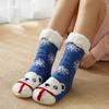Christmas Women Cotton Socks Print Thicker Anti-slip Floor Socks Carpet Socks
