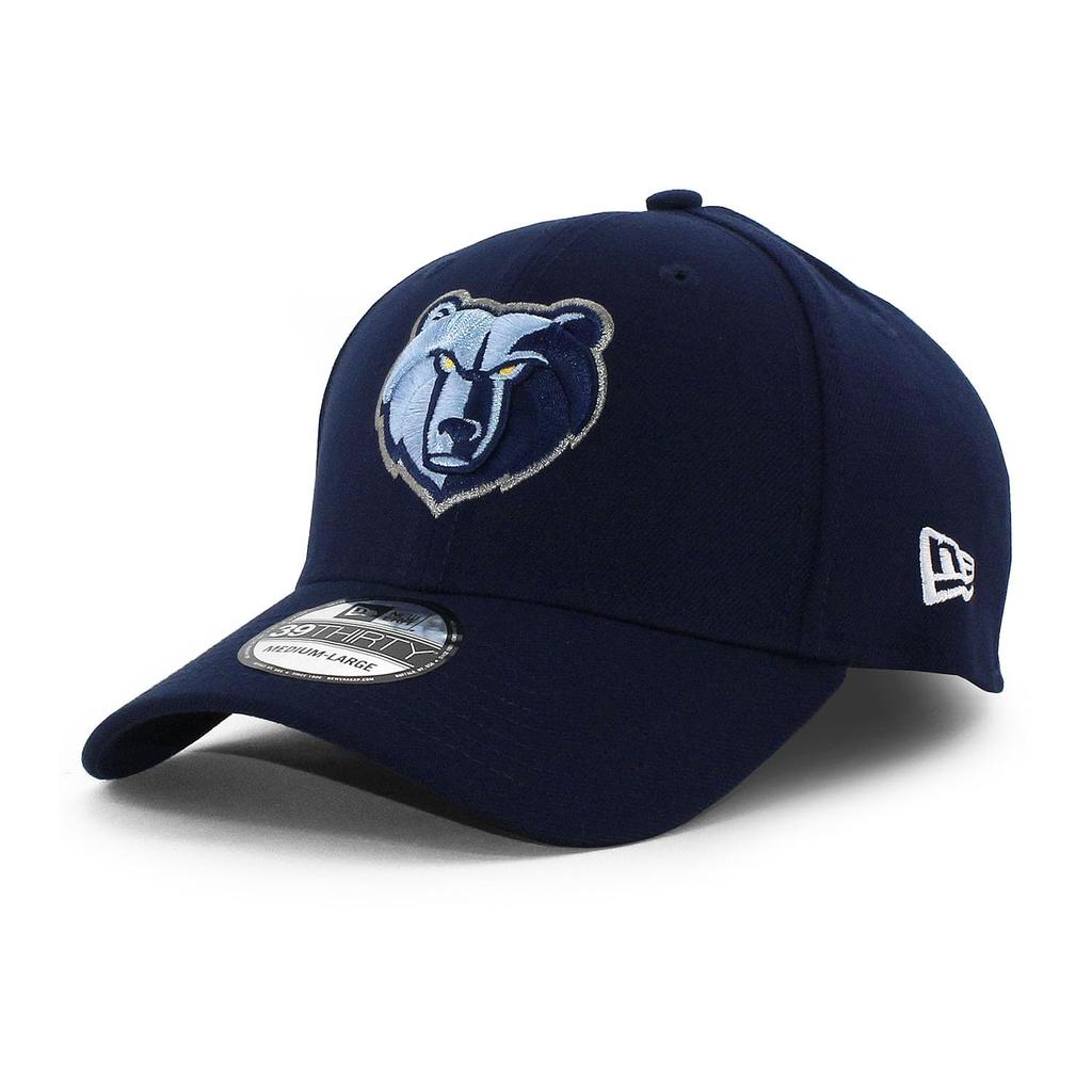 New Era Cap 39THIRTY Memphis Grizzlies NBA Team Classic Flex Fit Cap Memphis Grizzlies Stretch Fit Stretch Fit Hat 3930 Navy Size SM [Used]