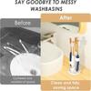 2Pcs 4 Holes Rotating Toothbrush Holder Funny Toothbrush Storage Rack  Office/School Supplies