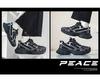 Men's Black Retro Dad Sneakers: Trendy, Breathable, Versatile Casual Sports Shoes