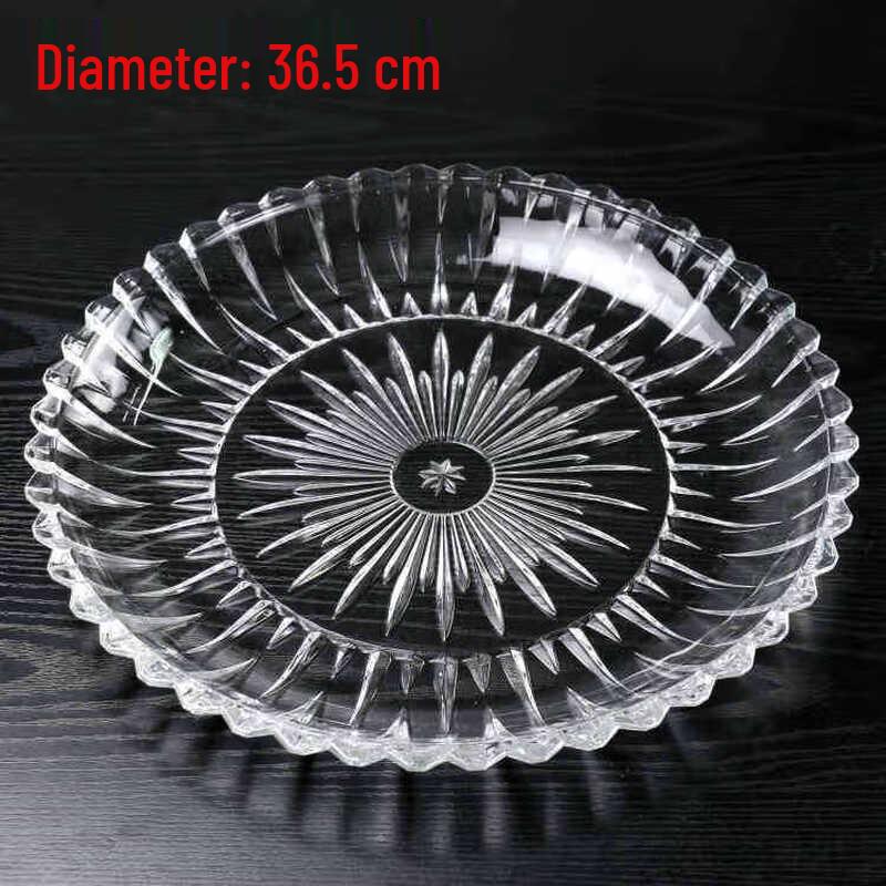 European Style Crystal Sunflower Fruit Plate