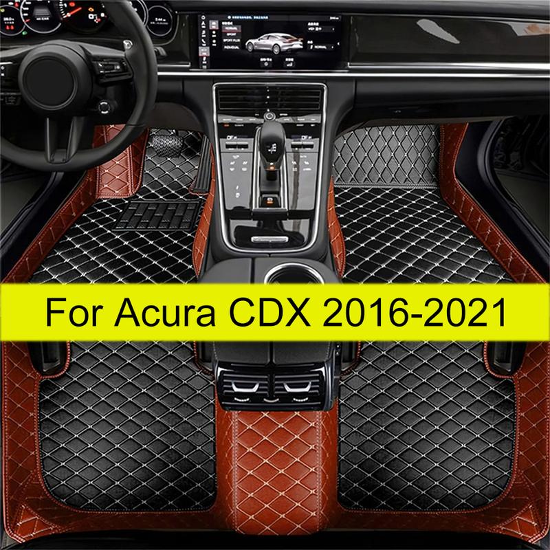 Car Floor Mats For Acura CDX 2016 2017 2018     Auto Foot Pads Automobile Carpet Cover Interior Accessories