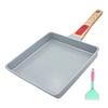 RANXINGST Omelet Frying Induction and Gas Oven Ceramic Coating Removable PFOA PFOS Blue Pan, 2123cm, Compatible, Breakfast, Safe, Non-Stick & Handle,