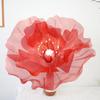 Colorful 3D Simulation Silk Screen Flower 1Pcs 50cm Large Size Real Touch Design for Festival Wedding Table Centerpiece Decor