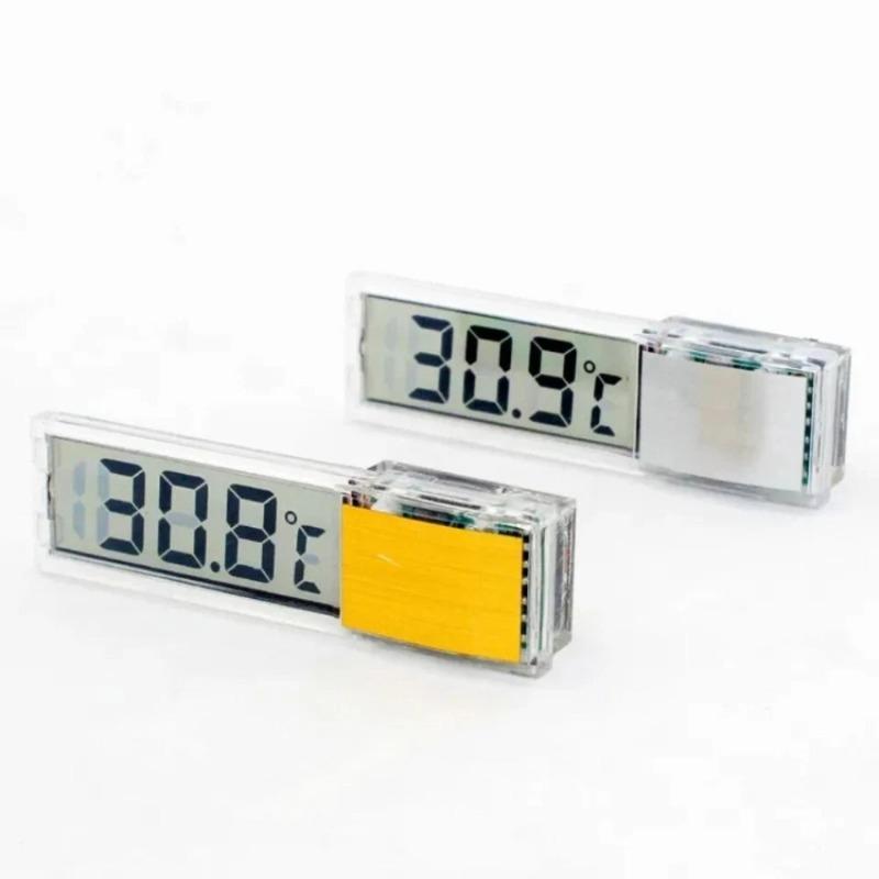 1pcs Electronic Fish Tank Temperature Waterproof Aquarium Thermometer Digital LCD Fish Turtle Temp Aquarium Control Accessories