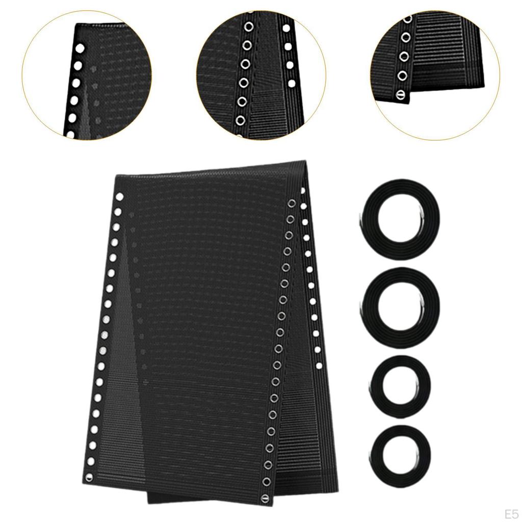 Stuhl-Ersatz-Stoff-Kordel-Set, klappbar, für Liege, Couch, Lounge, Reparatur