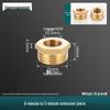 1" To 6-fen Brass Male/Female Thread Water Pipe Repair Core Pressure Gauge Connector