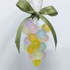TK Transparent Grape Cluster Soap: Handmade, Long-Lasting Fragrance, Realistic Fruit Shape for Bathing and Hand Washing.