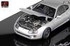 LCD Model Scale Toyota Supra A80 Silver Finished Model LCD43009SI 1/43