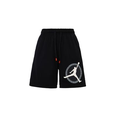 Letter Logo Print Breathable Lace-Up Mid-Rise Sports Shorts Men Shorts Black DV7603-010