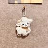 Soft Material Backpack Pendant Plush Texture Lamb Pendant Adorable Lamb Keychain  Daily Carry