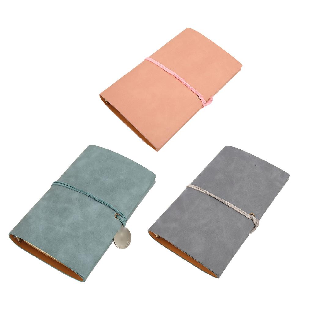 80 Sheets Loose Leaf Notebook Detachable PU Leather Cover 6   Notebook Spiral Notebook for