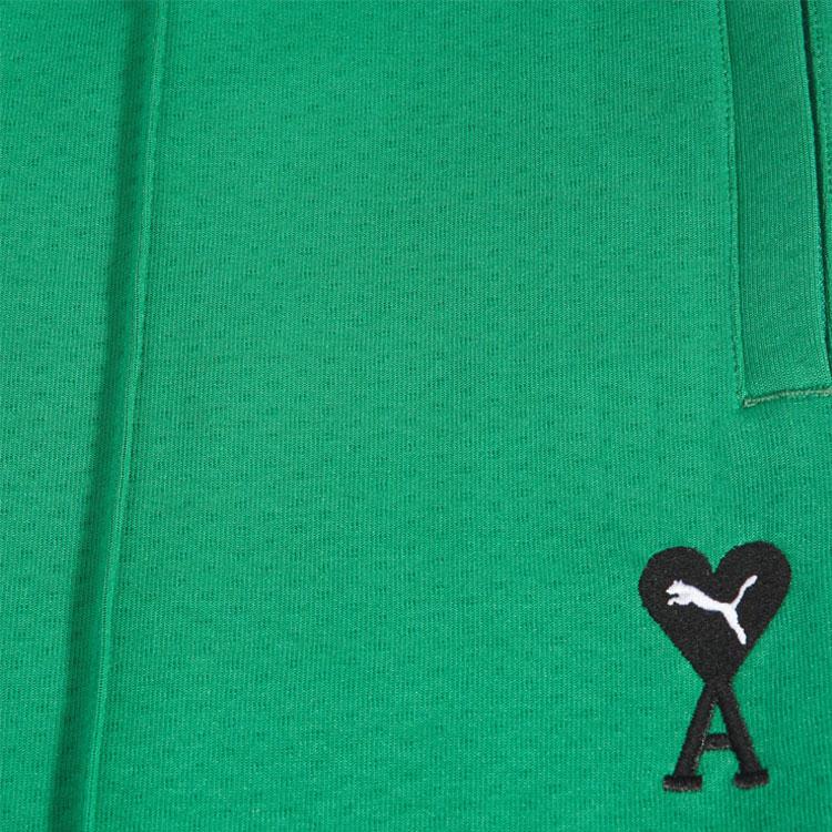 Puma X AMI AMIPARIS Collaboration Series Relaxed Fit Pants Men Bottoms Green 534068-96