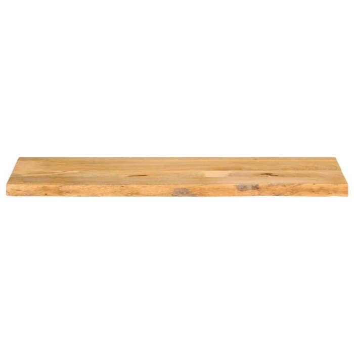 VidaXL Tabletop with Live Edge 100x20x3.8cm Solid Mango Wood, Wood Tabletop, Accent Tabletop, 370468