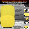 Upgrade Large Seat Cover LP92334, Riding Lawn Mower Cushioned Waterproof Seat Cover Up To 18" High Perfectly Fits For John Deere Mower & Gator Seats,