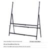 Adjustable Universal Mobile Outdoor Blackboard Stand
