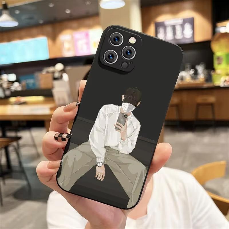 Couple photo design suitable Phone Case For iPhone 17 Pro Max 16E 15 Pro 14 13 12 11 Mini AIR XS XR XS 8Plus anti drop and shoc