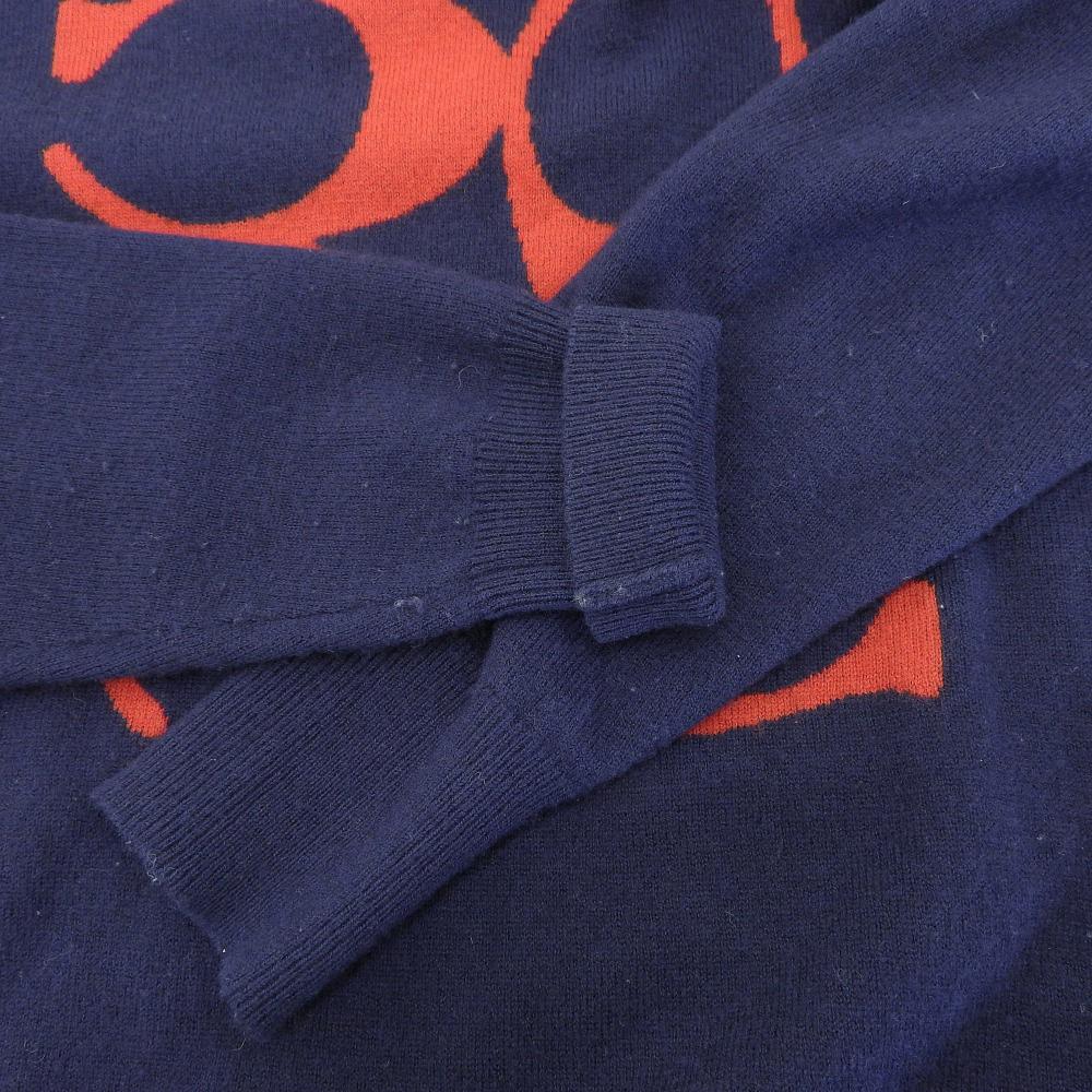 COACH Signature Turtleneck Knit Top, Women's, Navy, Size XS, 4530 tops XS NavyUsed