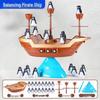 Educational Penguin Pirate Ship Balancing Toy for Parent-Child Interaction, Children's Game, and Party Gift