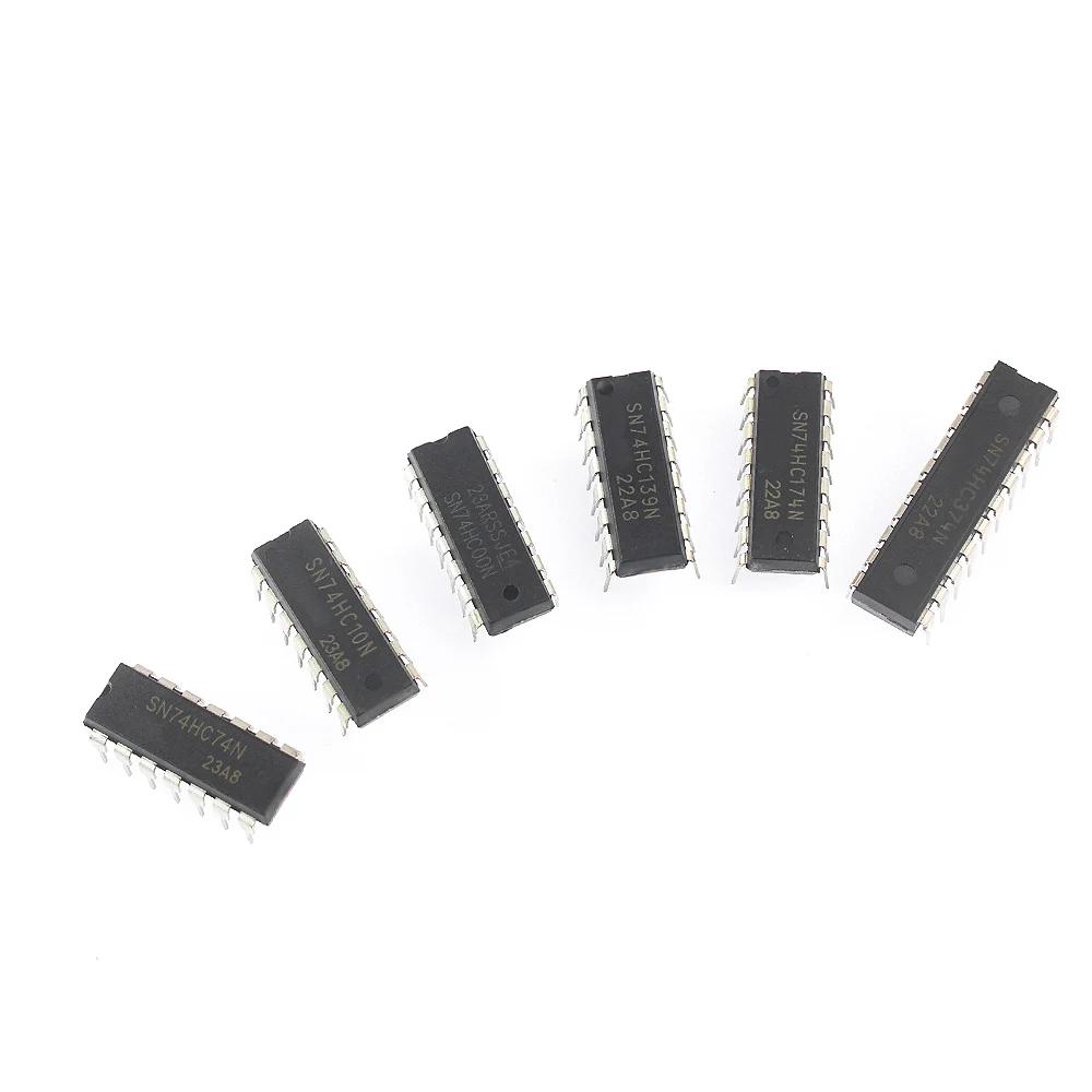 30/50PCS 74HC Integrated Circuit Logic IC DIP DIY Assortment Kit  5 Values and 30 values IC Chip DIP Register Driver Kit