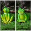 Mini Garden Frog Ornament Cartoon Micro Landscape Decoration Frog Figurines  Bonsai