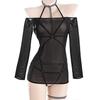 New sex underwear female sexy perspective royal sister tulle SM rivet bondage suit passion temptation