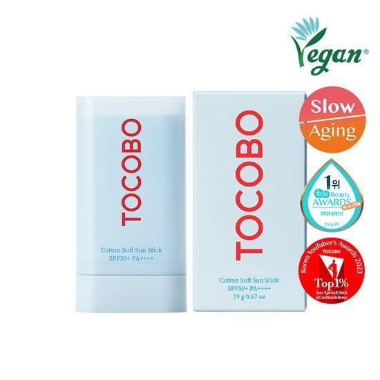 TOCOBO Sun Stick 19g SPF50+ PA++++ (Cotton Soft/Cica Cooling)