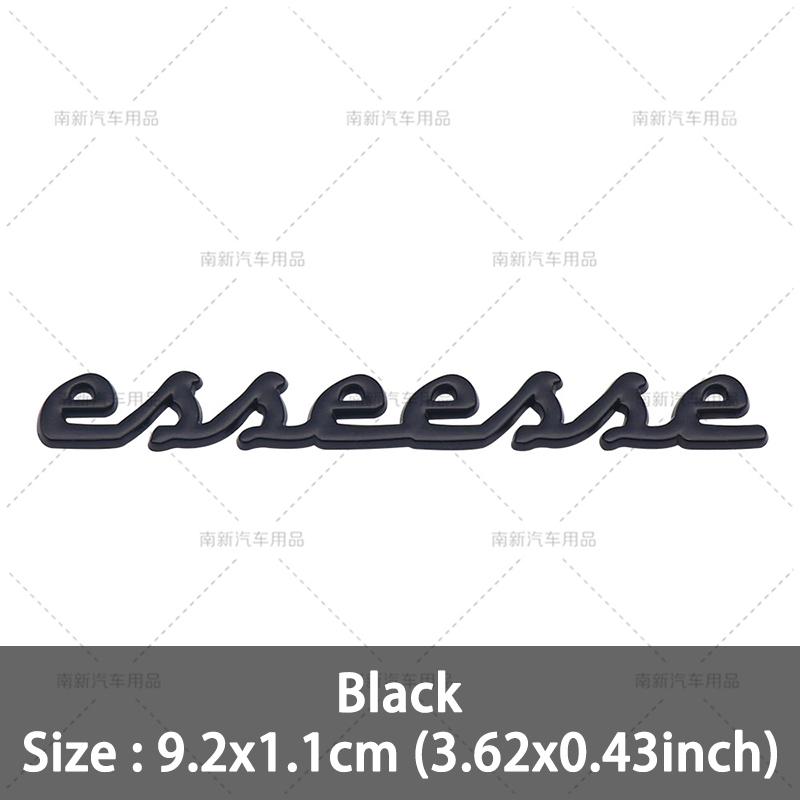 

3D Metal 595 695 Tunismo Esseesse Competizione Badge Logo Rear Trunk Emblem Decal Car Body Decoration Stickers Auto Accessories