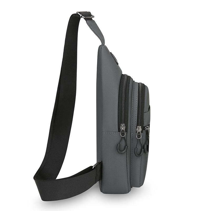 Men's Chest Bag Outer Travel Crossbody Bag Large Capacity Shoulder Bag