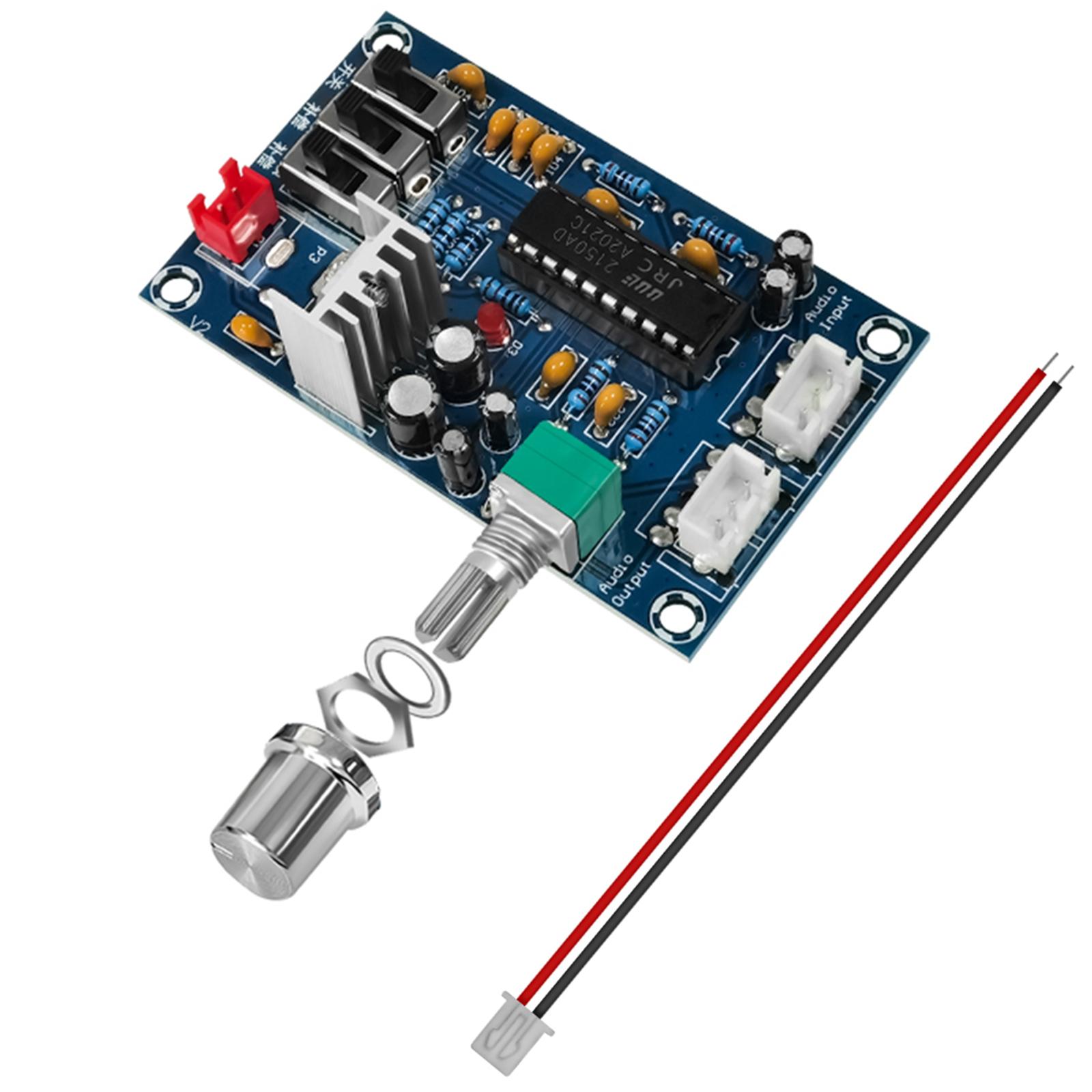 

XH A906 Предварительная настройка баса Усилитель мощности Плата с 3-ступенчатым балансом для аудио энтузиастов и домашнего кинотеатра Прочный
