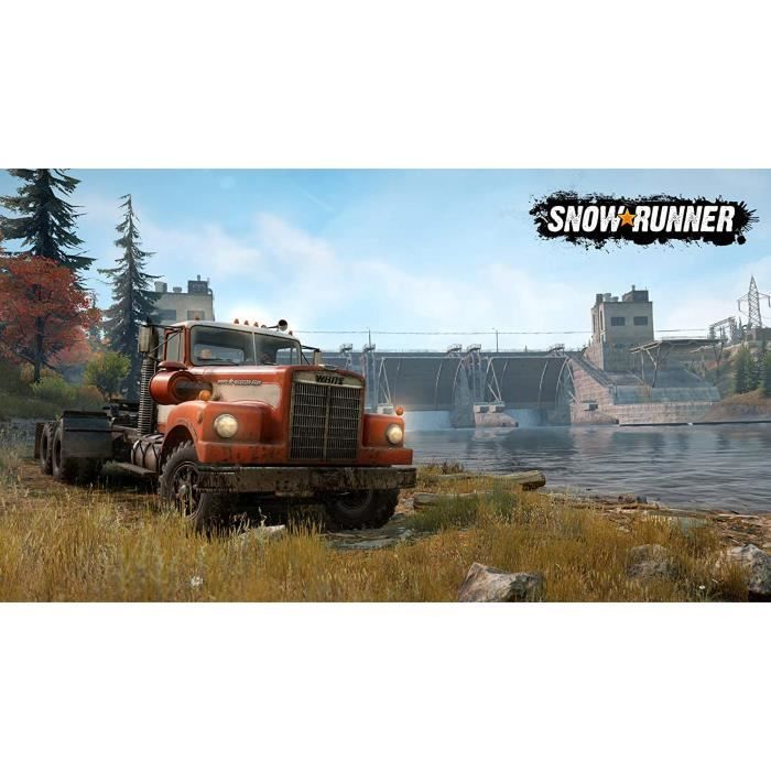 Jeu vidéo - Snowrunner - PS4 - Expérience tout-terrain - 40 véhicules - Simulation avancée