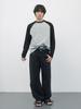 Gijunmaen Button Open Raglan Tee Black