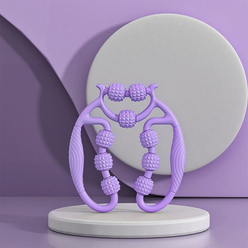 

9-колесный кольцевой массажер для ног, антицеллюлитный массажер, ролик для похудения тела, массаж для тела, массажер для расслабления