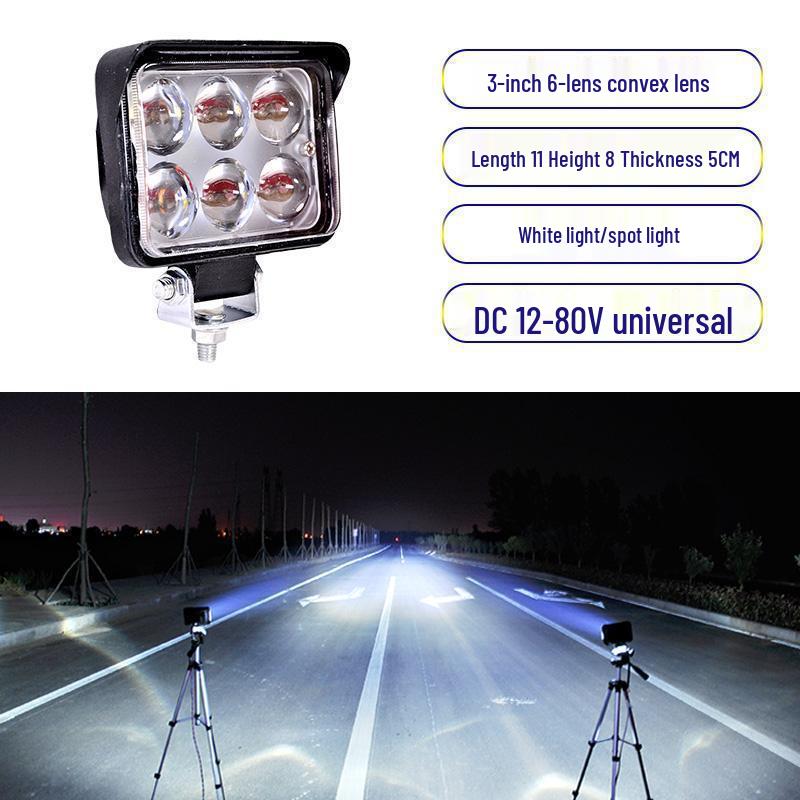 

Светодиодный прожектор для грузовика: Сверхяркий 12В/24В для экскаваторов, сельскохозяйственной техники, автомобилей, вилочных погрузчиков, модификаций фар головного света, заднего хода и противотуманных фар. Standard