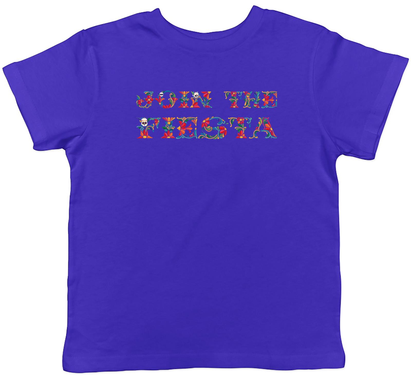 

Join the Fiesta Kids T-Shirt Aztec Mexican Party Festival Childrens Boys Girls 160