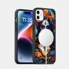 Catrina Beautiful Rose Girl Skull Phone Magnetic Case For IPhone 16 14 13 12 11 15 ProMax Plus For Magsafe Wireless Charge Cover