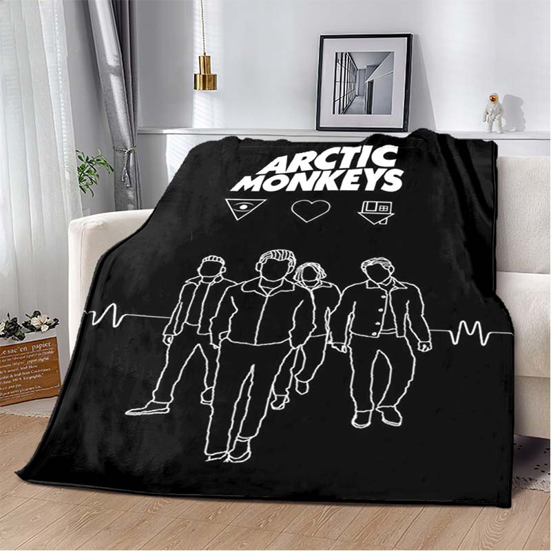 Arctic Monkeys Band Ultra-cool Minimalism Soft Flannel Throw Blanket,Lightweight Warm Sofa Couch Bed,Outdoor Blanket
