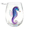 Novedad Vaso de Agua y Jugo con Base de Pulpo, Copa de Vino sin Tallo, Impresión 3D de Animal Marino, Cristalería con Temática Oceánica para Bar, Cristal de Borosilicato, para Cócteles