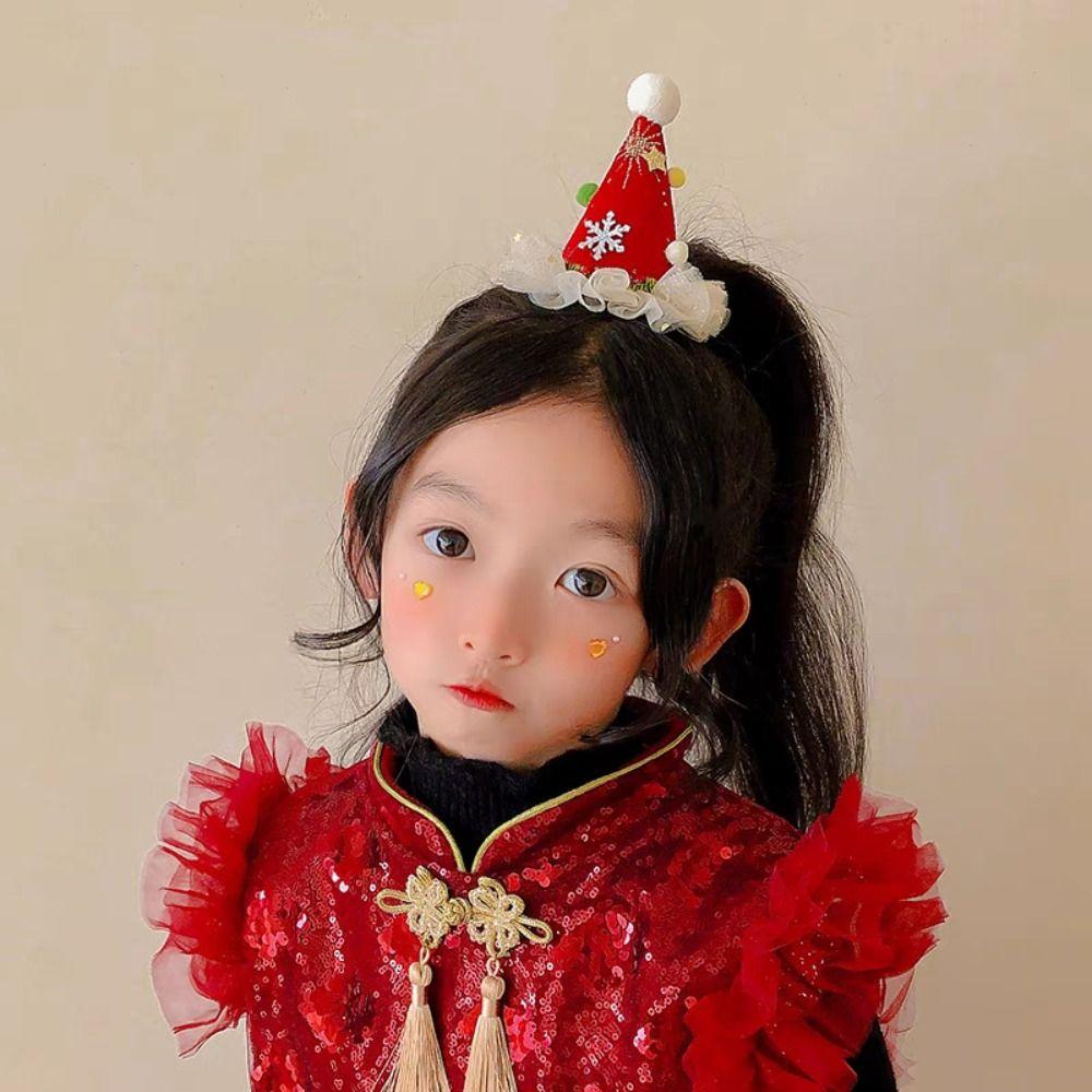 Merry Christmas Decor Children Deer antler Hair Clip Christmas Costume Dress Up