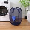 Foldable Nylon Mesh Laundry Basket & Clothes Drying Rack