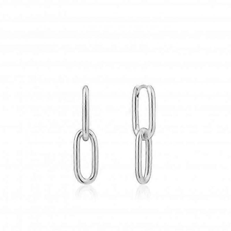 Cable-Link Chain Earrings