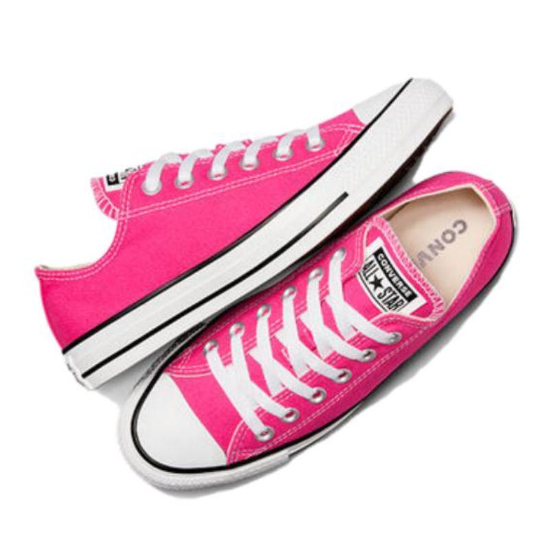 Converse Chuck Taylor All Star Comfortable Versatile Low-Top Canvas Shoes Unisex Rose Pink White