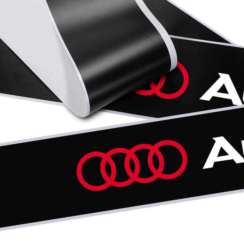 1Pcs Car Front Windshield Emblem Stickers Front and Rear Decorative For Audi S8 TT A4L A6L RS3 RS4 RS5 RS6 C6 S3 S4 S5 S6 S8 A7 A8 A3 A4 A5 Q3 Q5 Q7