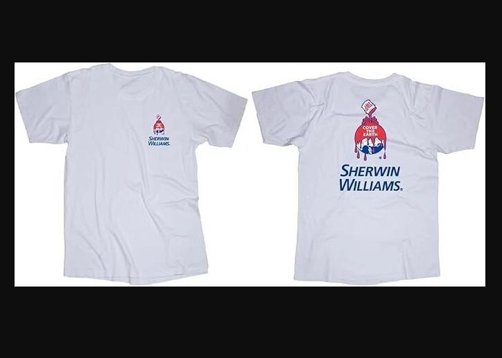 Sherwin Williams Logo White Unisex T-shirt size S-5XL XXXL