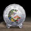 Rabbit Year Commemorative Badge, 1000g, color printed, kilogram badge, Jade Rabbit Offering Auspiciousness, commemorative badge, collectible ornament