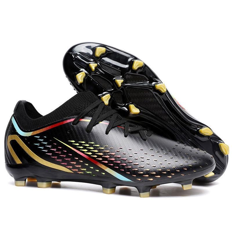 Men's and Women's Football Shoes Green Artificial Turf Training Sports Shoes Professional Non-slip and Wear-resistant