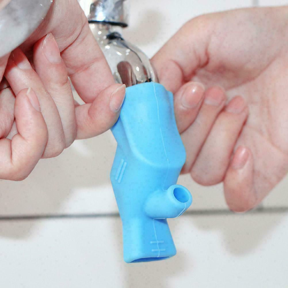 2pcs Silicone Faucet Extender Water Saving Extension Tap Filter Nozzle Adapter Bathroom Kitchen Sink Spray Kitchen Tool